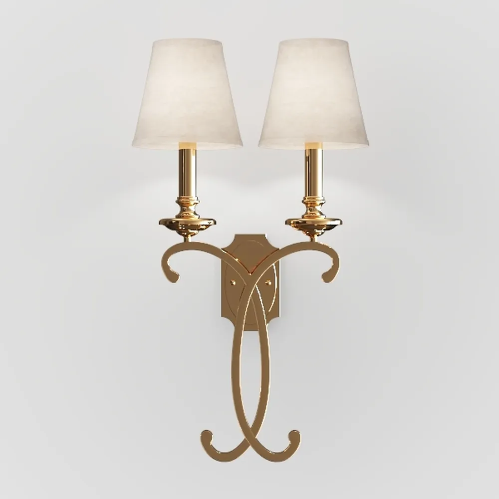 Adust Bow Antique Brass Wall Sconces Lighting