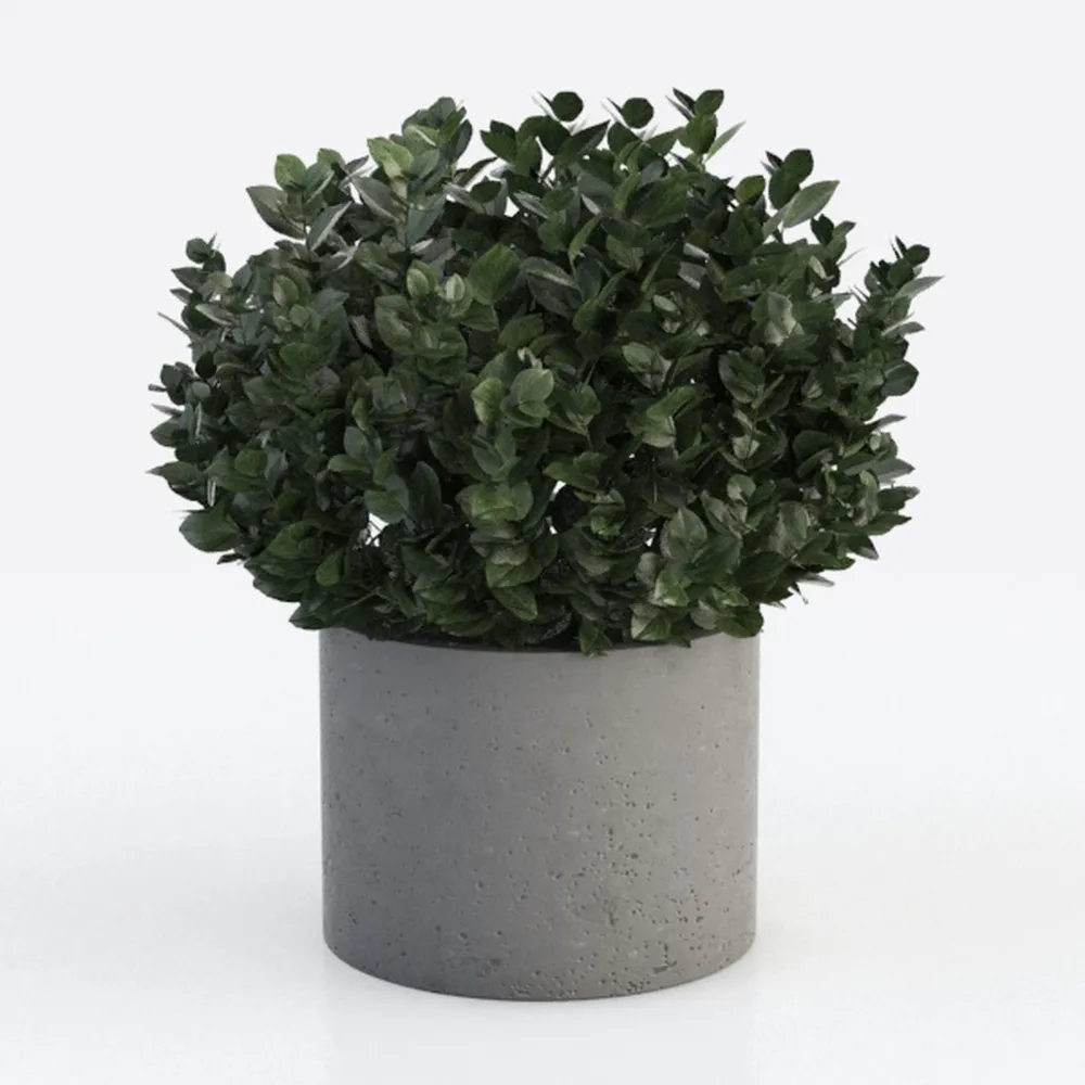 Der Rose 3 Pack Mini Potted Fake Plants Artificial