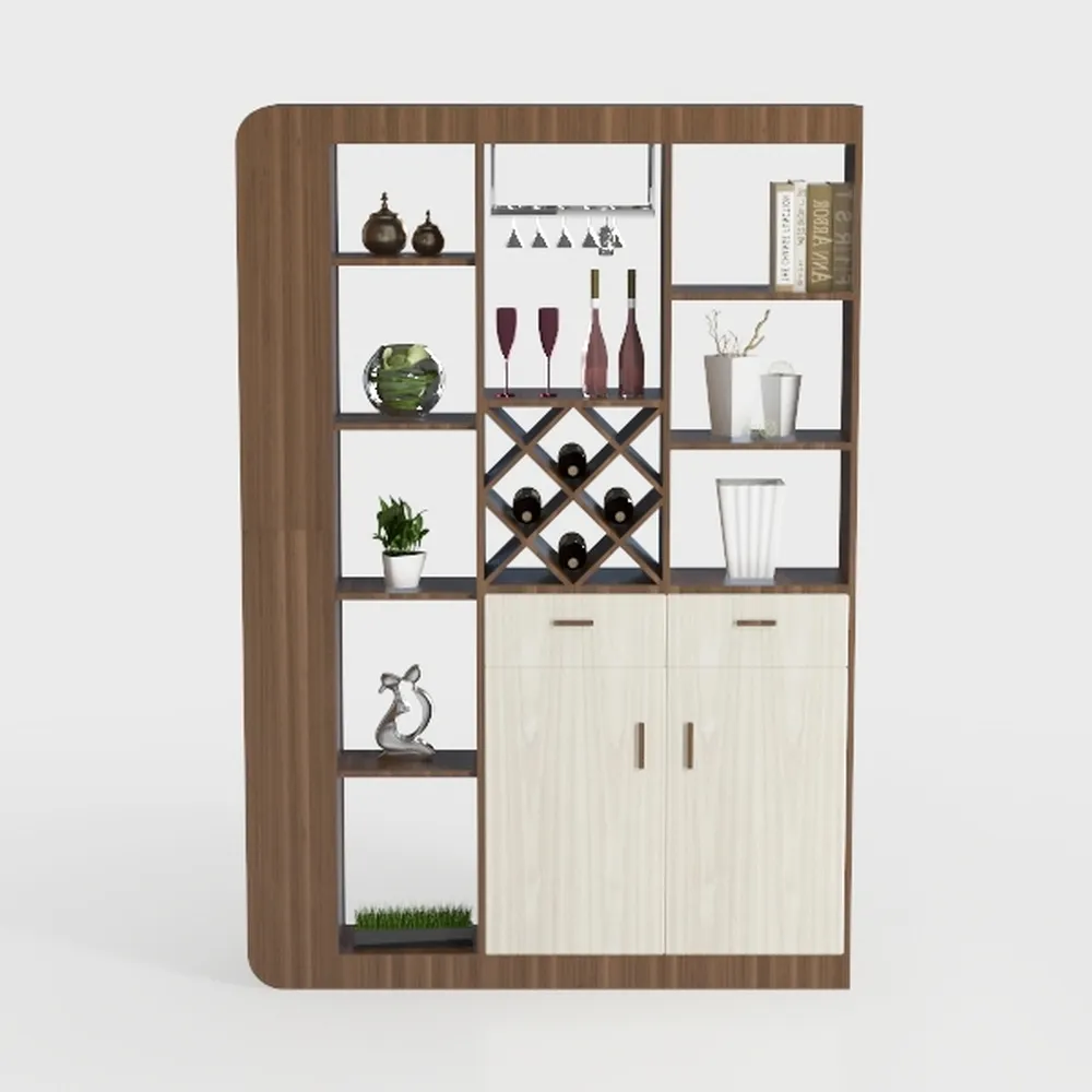 Giantex 6-Tier Bookshelves Set of 2, Wooden