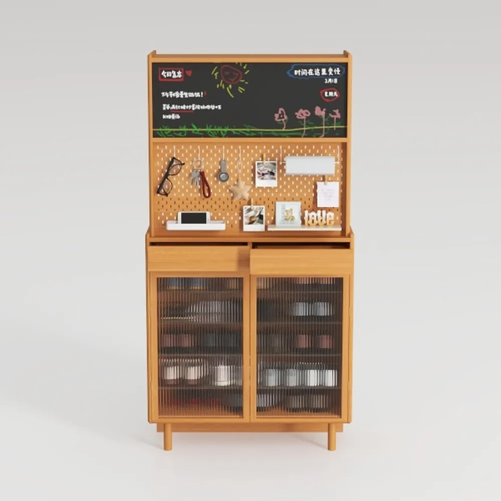 PHI VILLA Accent Cabinet with Doors, Small Storage