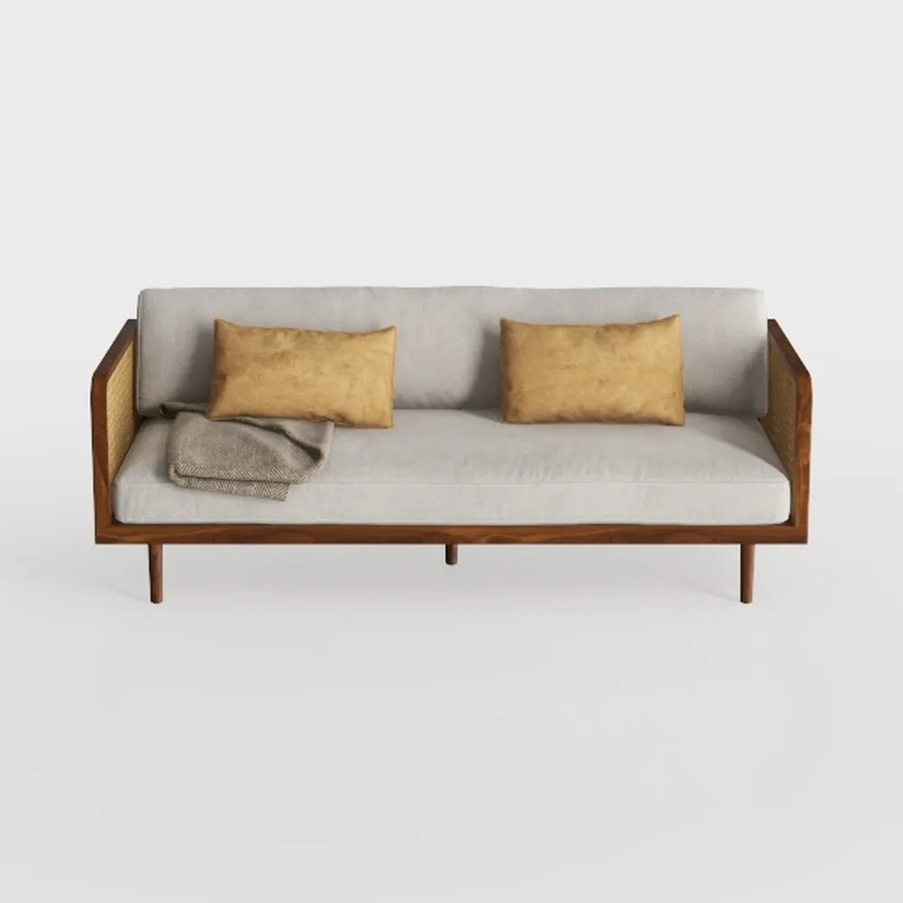 EBELLO Fabric Loveseat Sofa Couch for Living Room,