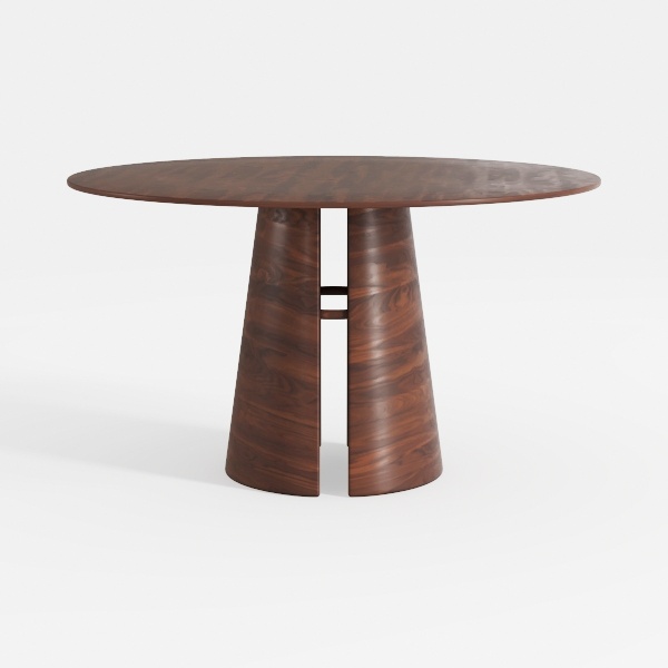 Tribesigns Round Dining Table for 4-6 People, 47&quot;