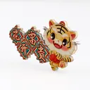 Tiger wall deco-Happy Tiger Year  Left 45 Degree View