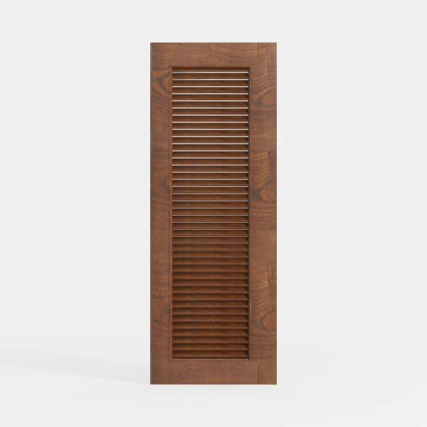 Ordinary window-TATA solid wood composite shutter -001 Fraxinus mandshurica open
