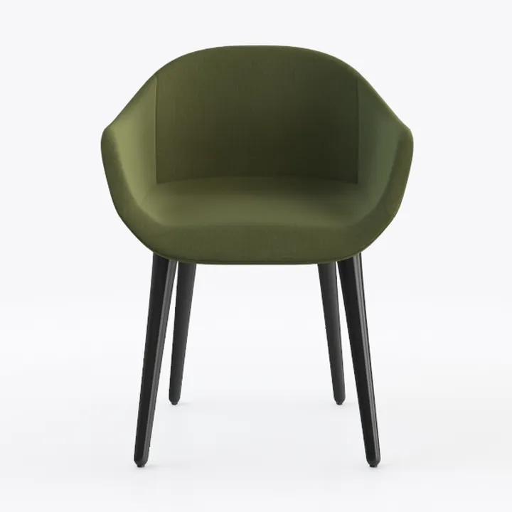 2PCS Dining Chairs, Comfortable Fabric Cushion
