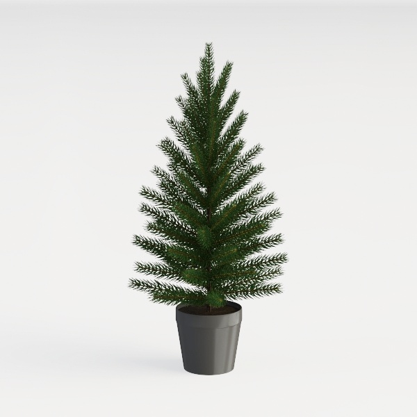 2 Pack 37 Inch Artificial Cedar Topiary Trees for