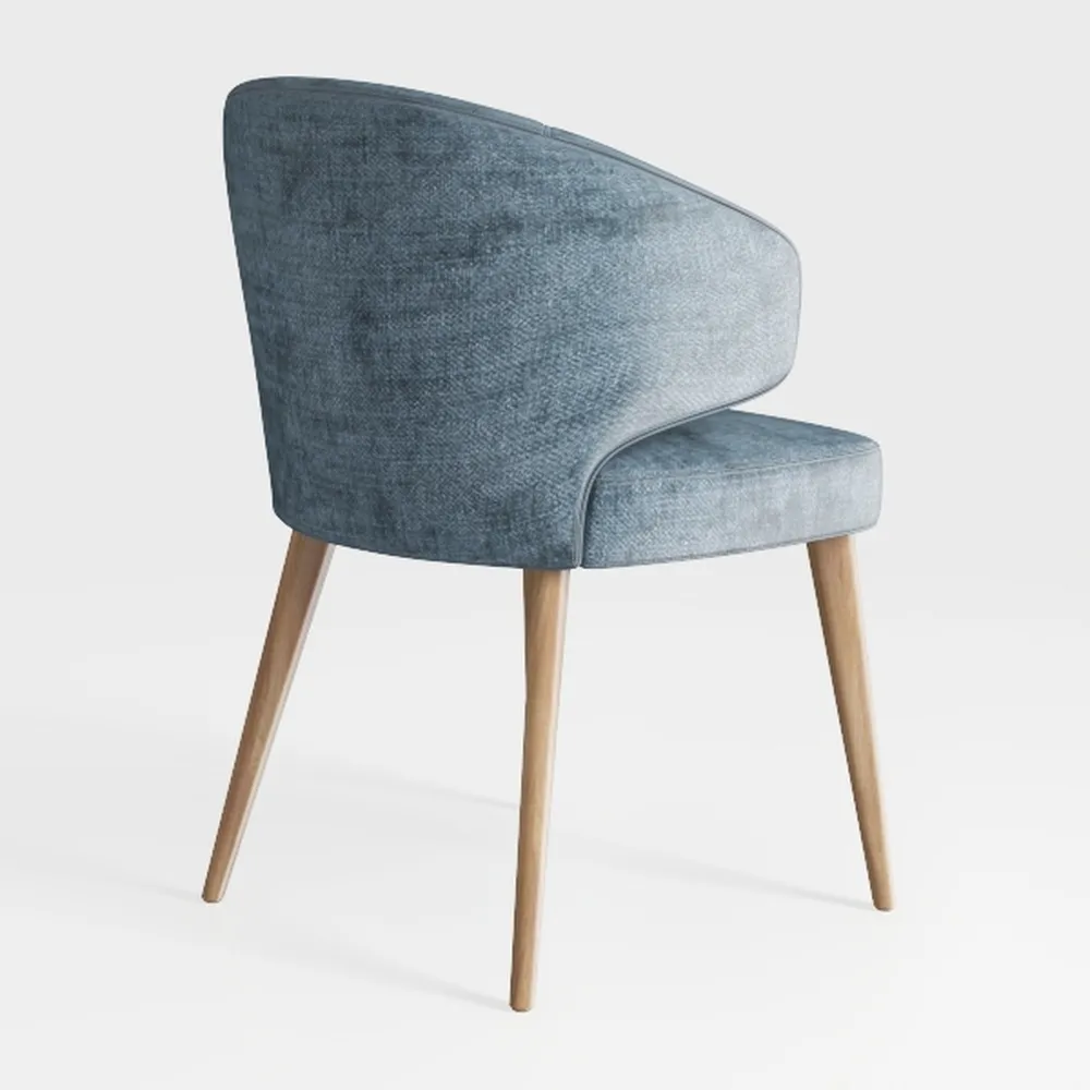 1 Pcs Velvet Dining Chairs,for Living Room Bedroom