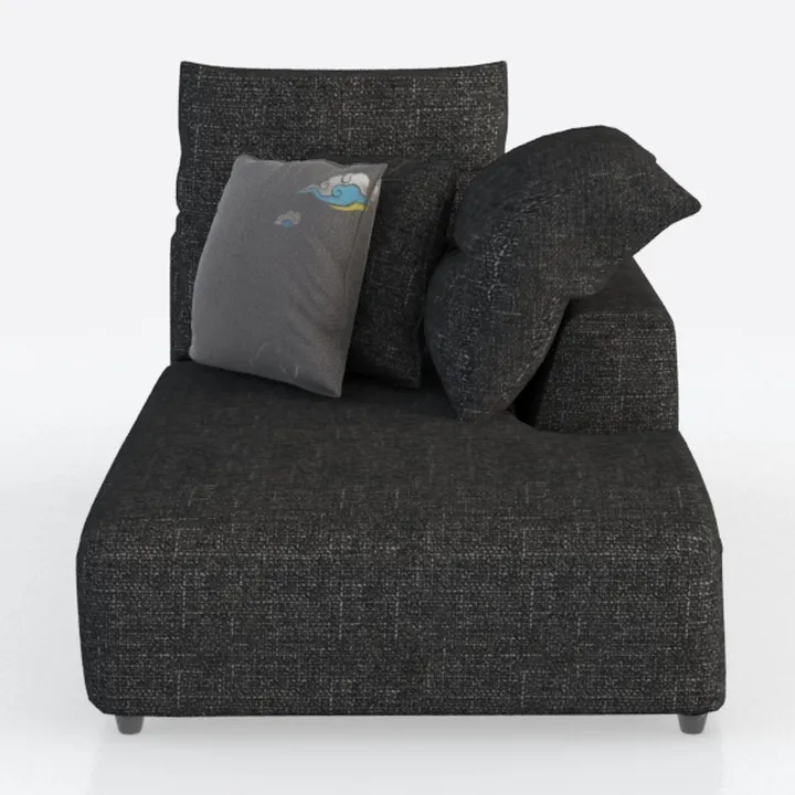 Convertible Chaise Lounge Loveseat Sofa Bed with