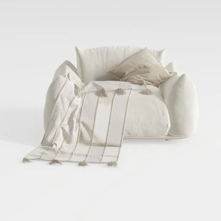 Oversized Sofa Chair Set of 2, Modern Lazy Floor