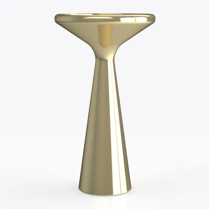 Kate and Laurel Cardina Glam Marble Round Drink