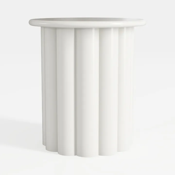 Kate and Laurel Sureda Modern Wooden Oval Side