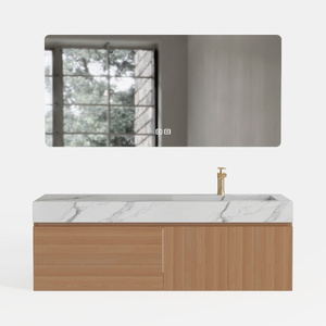 Wall Mounted Bathroom Sink Vanity, Modern 72"
