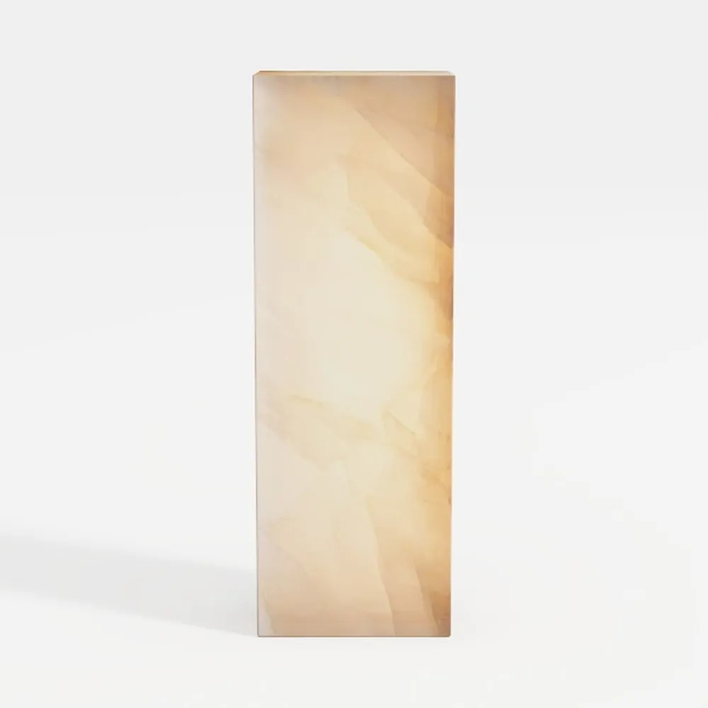 Scenekoy Alabaster Rechargeable Table Lamp for