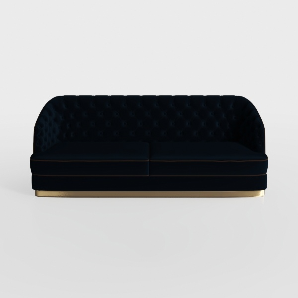 WestinTrends Phoebe 46&quot; Wide Upholstered Velvet Lo