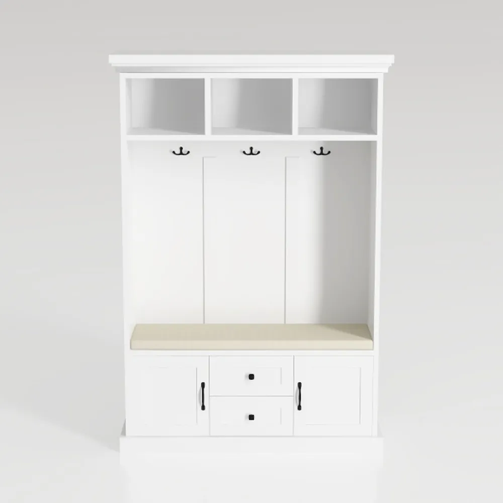 54" Freestanding Kitchen Pantry Storage Cabinet