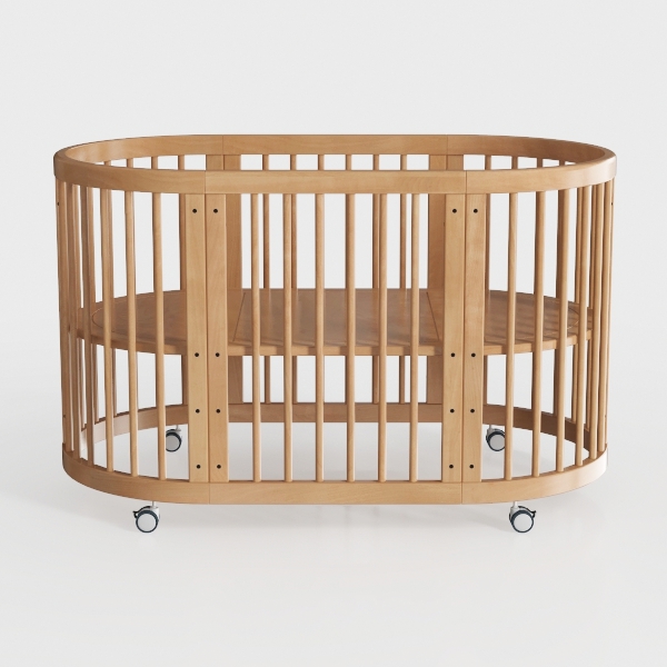 Natural Folding Full Size Crib