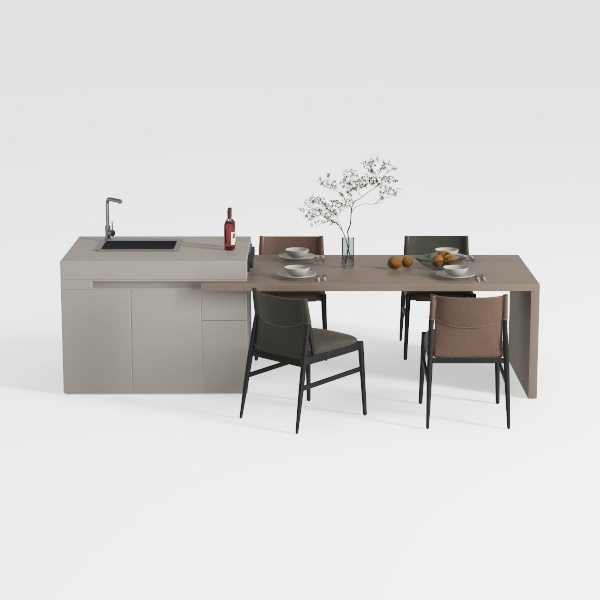 Generico Elegante Set di Tavolo e sedie da Bar - Robusto Mobile da Pranzo con Struttura in Metallo per Cucina, Soggiorno e Sala da Pranzo - Tavolo da Bar Compatto con sedie (47,5 x 20 x 41,5 Pollici)