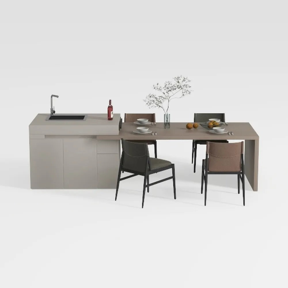 Generico Elegante Set di Tavolo e sedie da Bar - Robusto Mobile da Pranzo con Struttura in Metallo per Cucina, Soggiorno e Sala da Pranzo - Tavolo da Bar Compatto con sedie (47,5 x 20 x 41,5 Pollici)