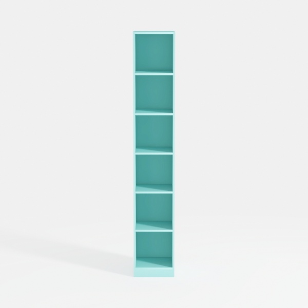 LITTLE TREE 70.9 Inch Tall Narrow Bookcase, Corner