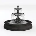 fountain-Cozy Garden-Water Feature Left 45 Degree View