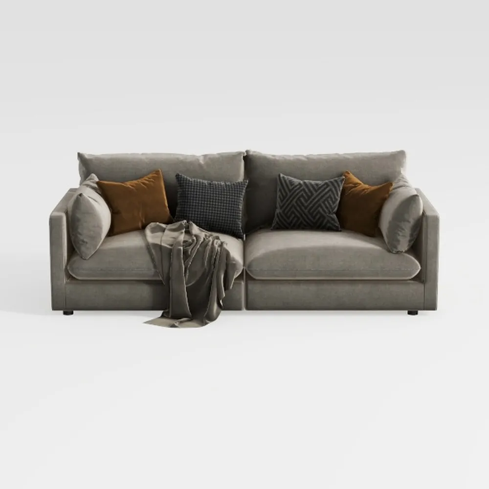 Sectional Sofa Couch for Living Room, 82" L Shaped