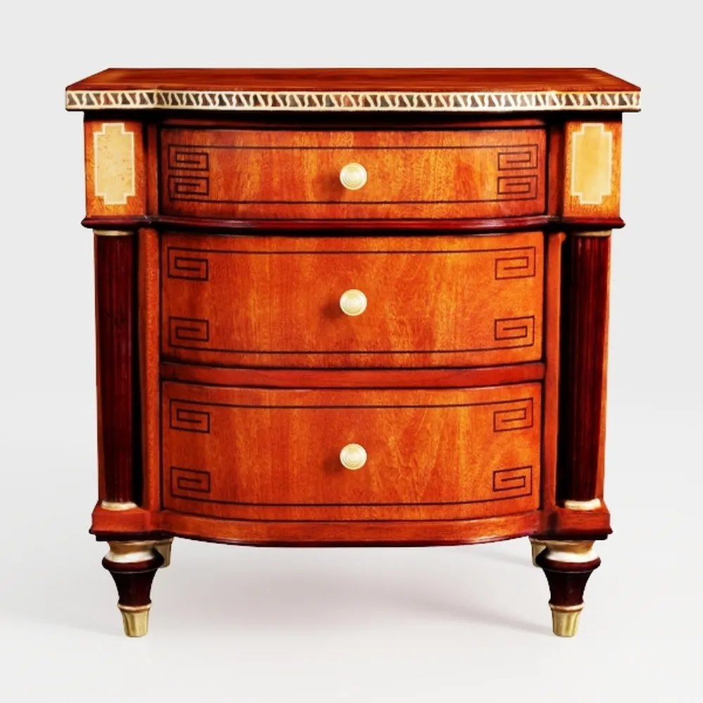 LITTLE TREE End Table Set of 2, Rattan Narrow Side