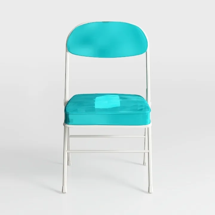 VINGLI Folding Chairs with Padded Seat & Backrest