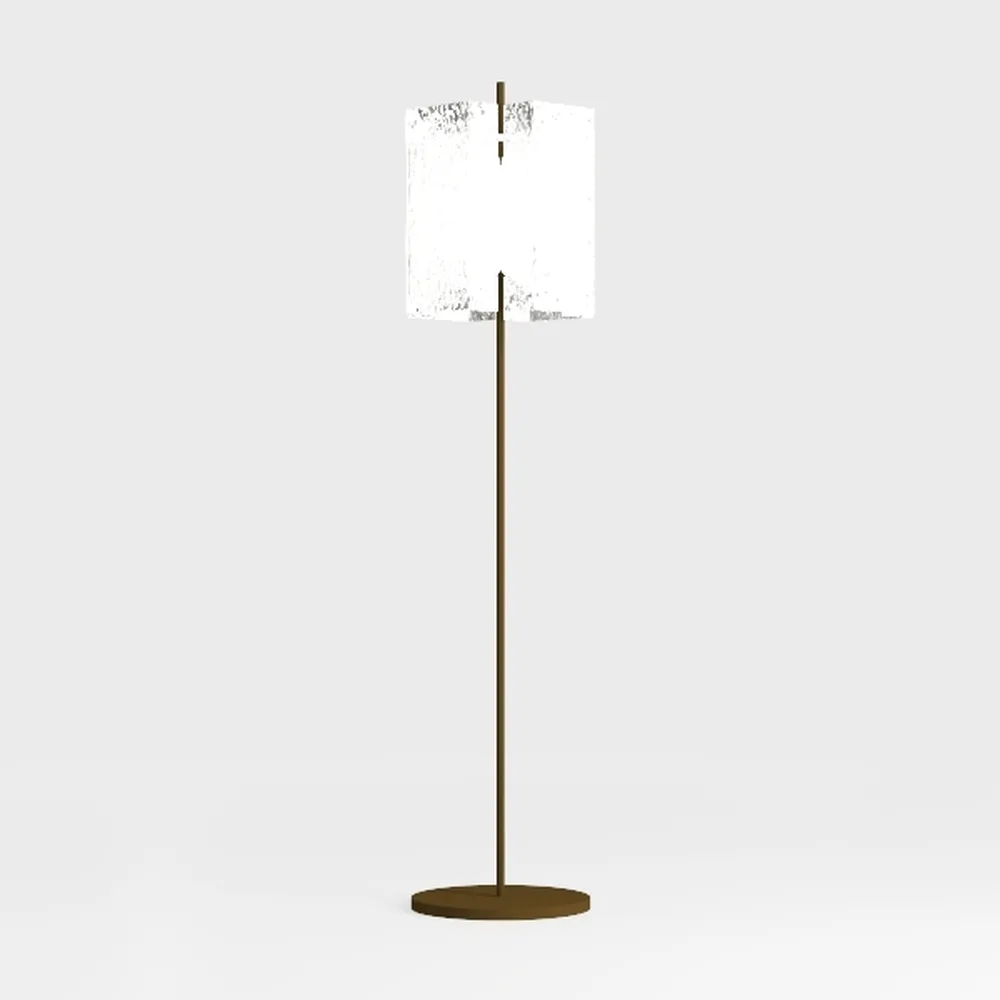 Shell Floor Lamp, Rustic Standing Light, Elegant