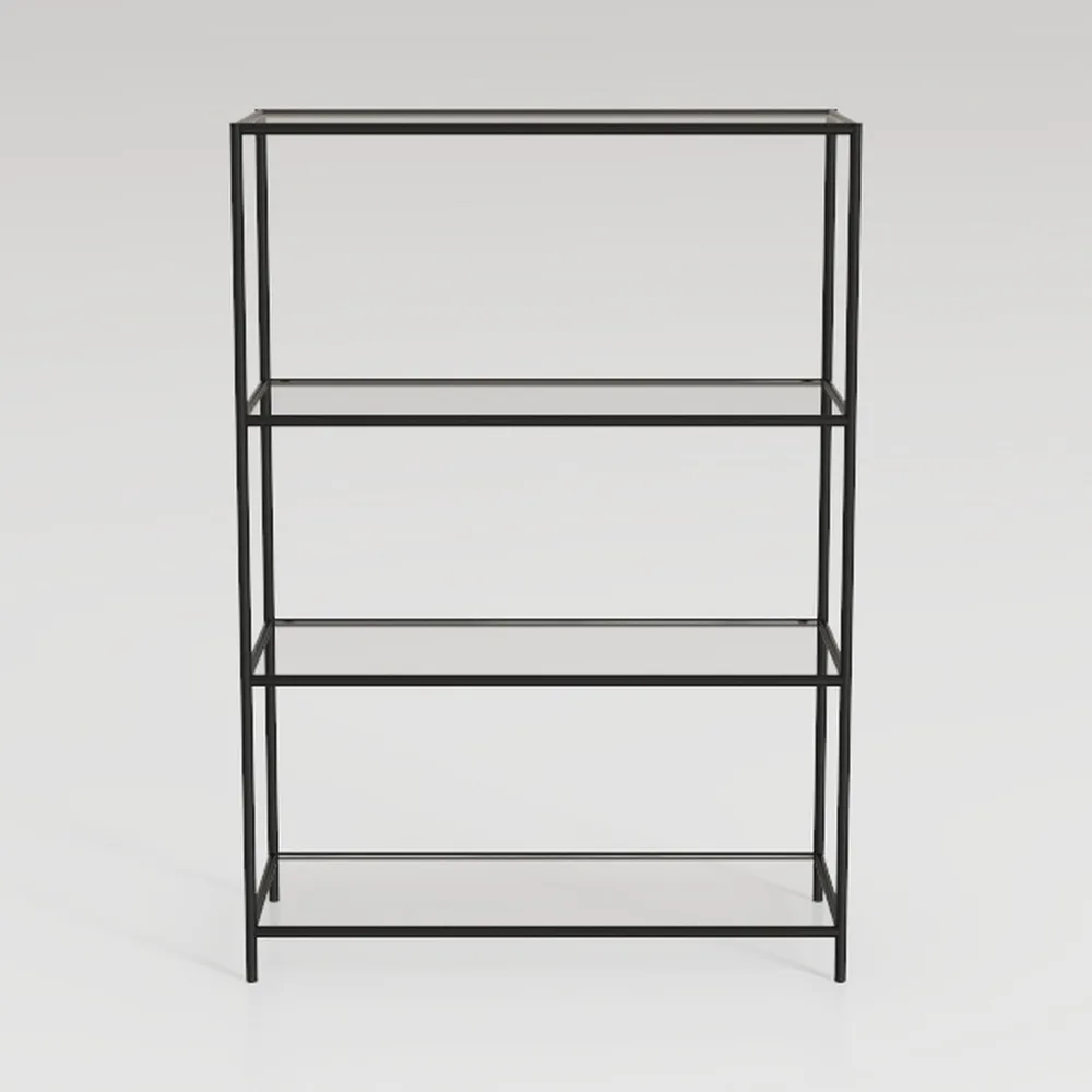 24" x 60" NSF Black Epoxy 4-Shelf Kit with 86"