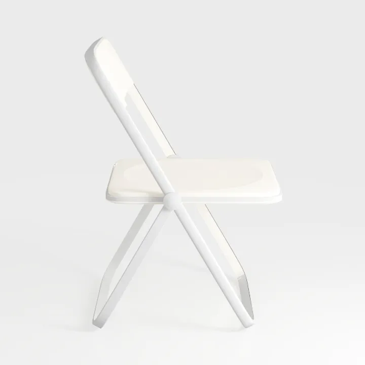 10 Pack White Folding Chairs, Portable Party Chair
