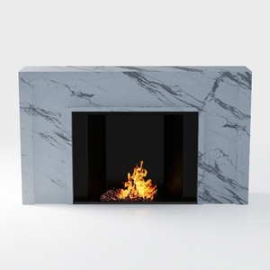 Art deco fireplace 01