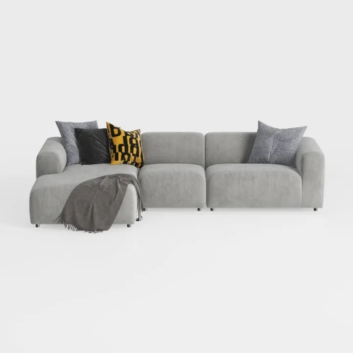 ZeHuoGe L-Shaped Sectional Couches for Living Room