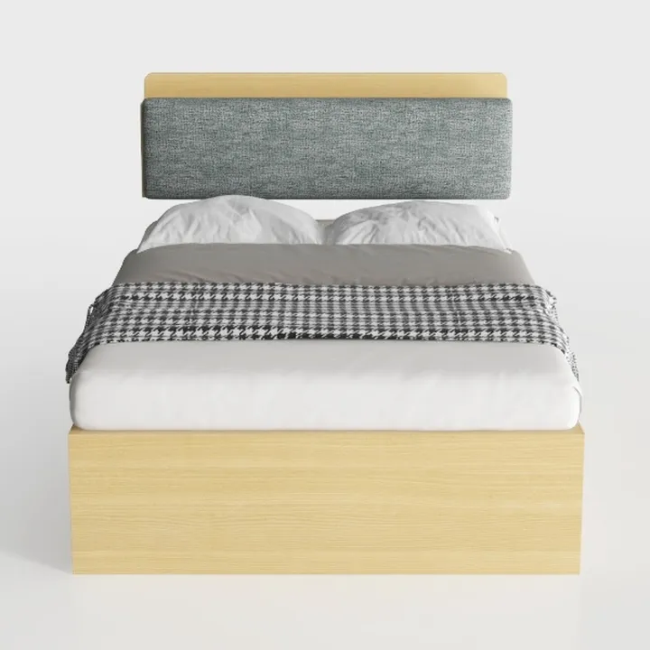 Baxton Studio Jaiana Tufted Platform Bed, Queen, G
