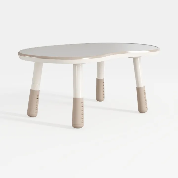 Kids Table and 2 Chairs Set, Height-Adjustable