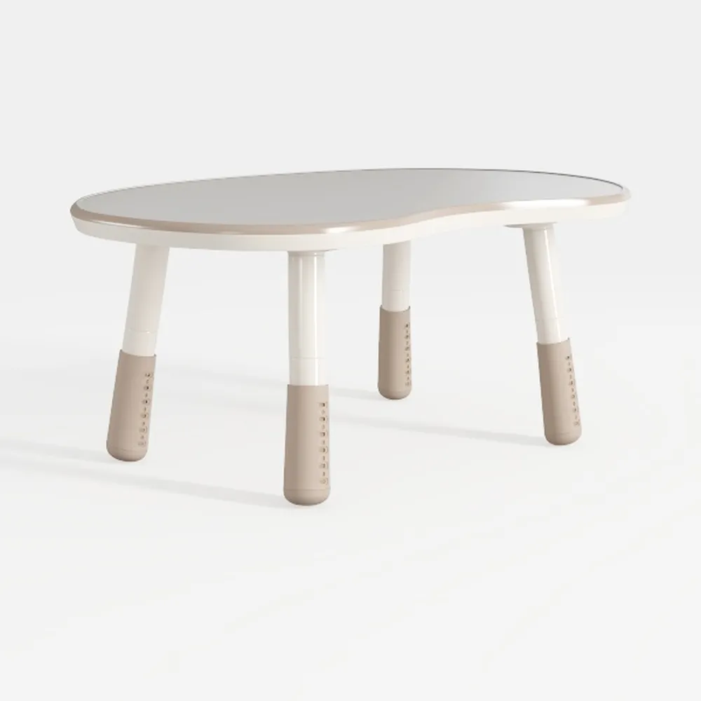 Kids Table and 2 Chairs Set, Height-Adjustable