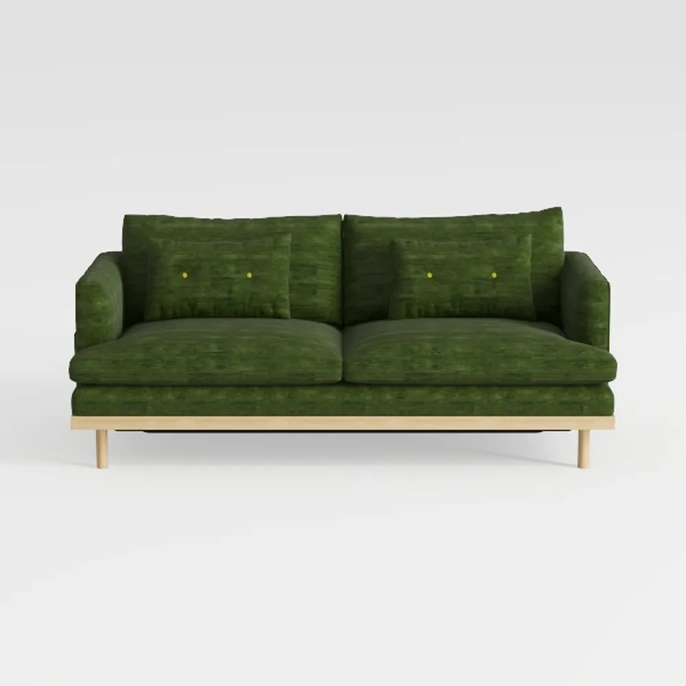 65" Modern Farmhouse Chaise Lounge Chair, French B