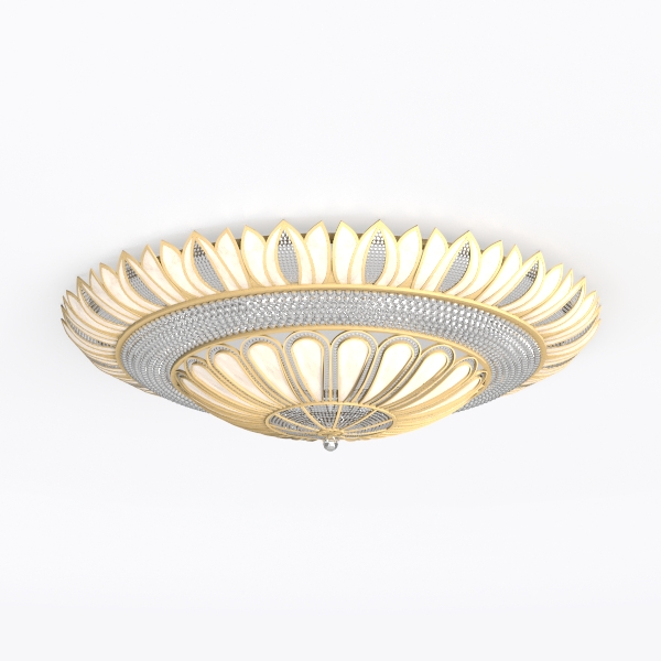 Schoolhouse Ceiling Light Fixture, 13.8&quot; Milk