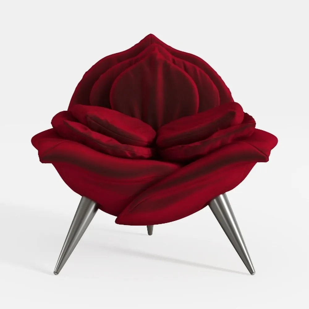 Lazy Chair with Folding Ottoman, Accent Chair