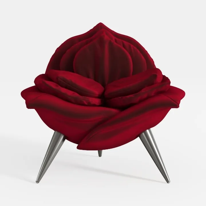 Lazy Chair with Folding Ottoman, Accent Chair