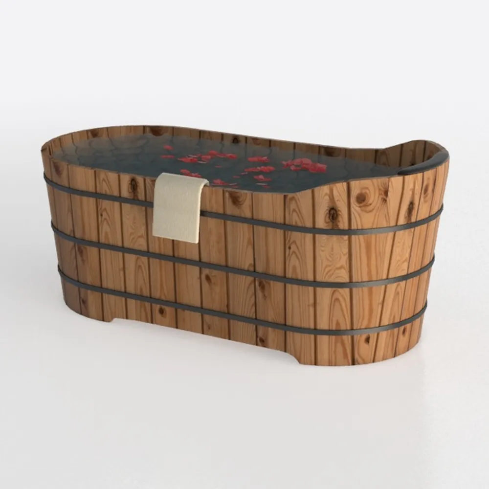 WOODBRIDGE 54" Cold Plunge Tub with 1.3 HP High