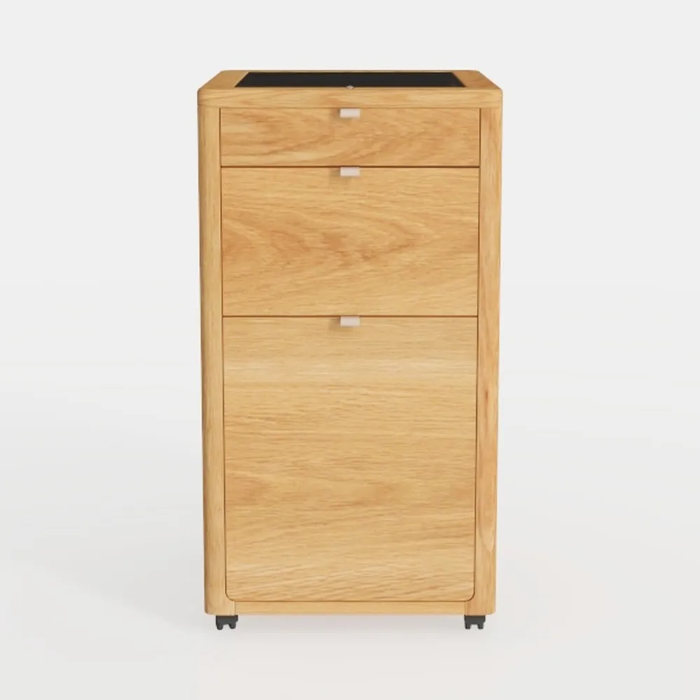 GAOMON Natural Rattan 3 Flip Door with 1 Drawer