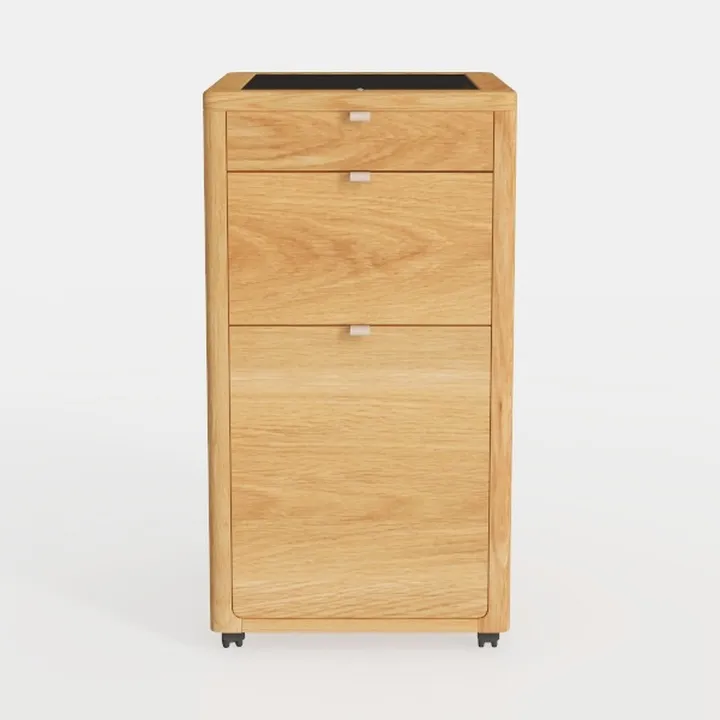 GAOMON Natural Rattan 3 Flip Door with 1 Drawer