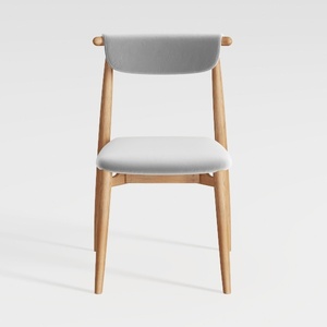 Solid Wood Dining Chairs Set of 2,Mid Century