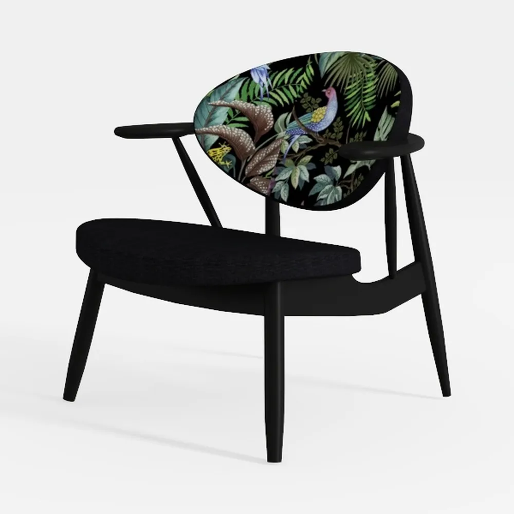 Garden Deco - Poltrona a Conchiglia in Velluto