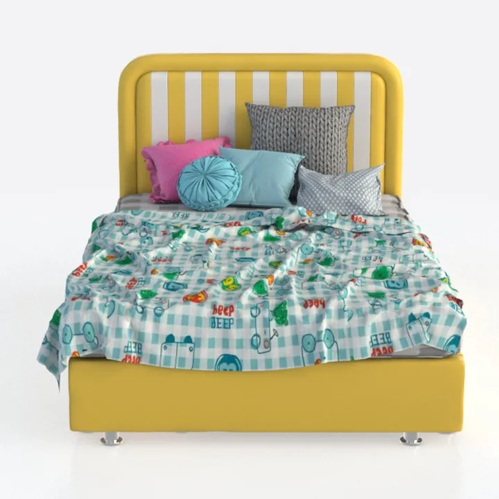 HOMERECOMMEND Struttura per letto singolo con luce a LED, struttura per letto galleggiante da 0,9 m con stazione di ricarica, letto singolo imbottito con contenitore, letto da 90 x 200 cm, grigio