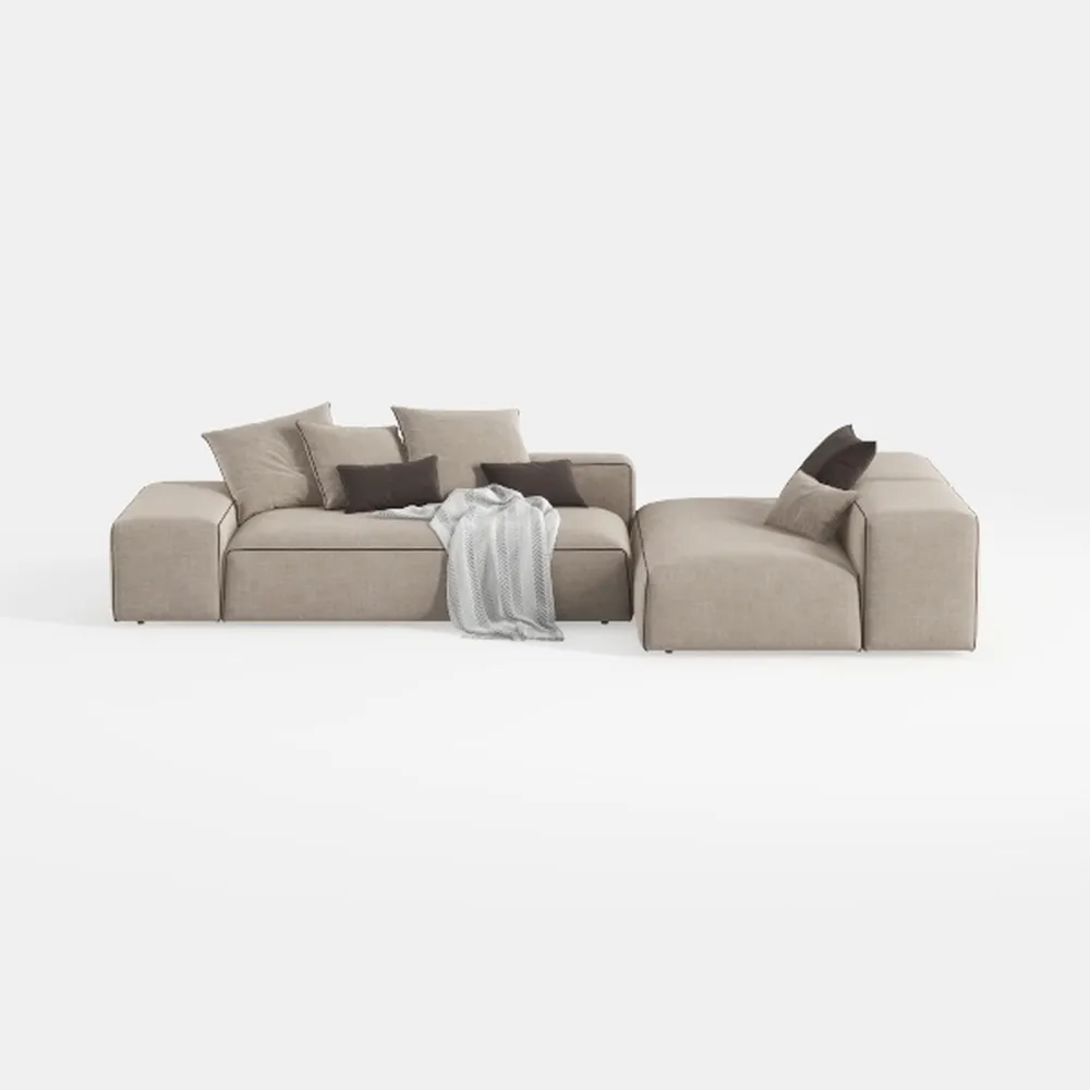 Modular Sectional Sofa Couch,149.62" Corduroy