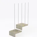 stairs Left 45 Degree View