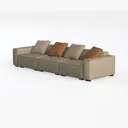 Modern Sofas Couches, Mid Century Modern Upholster Left 45 Degree View