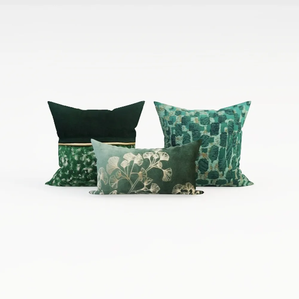 7COLORROOM 2pack Flower Throw Pillow Covers