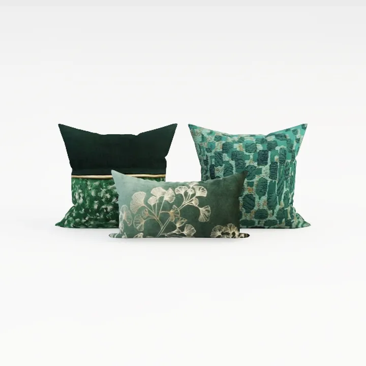 7COLORROOM 2pack Flower Throw Pillow Covers